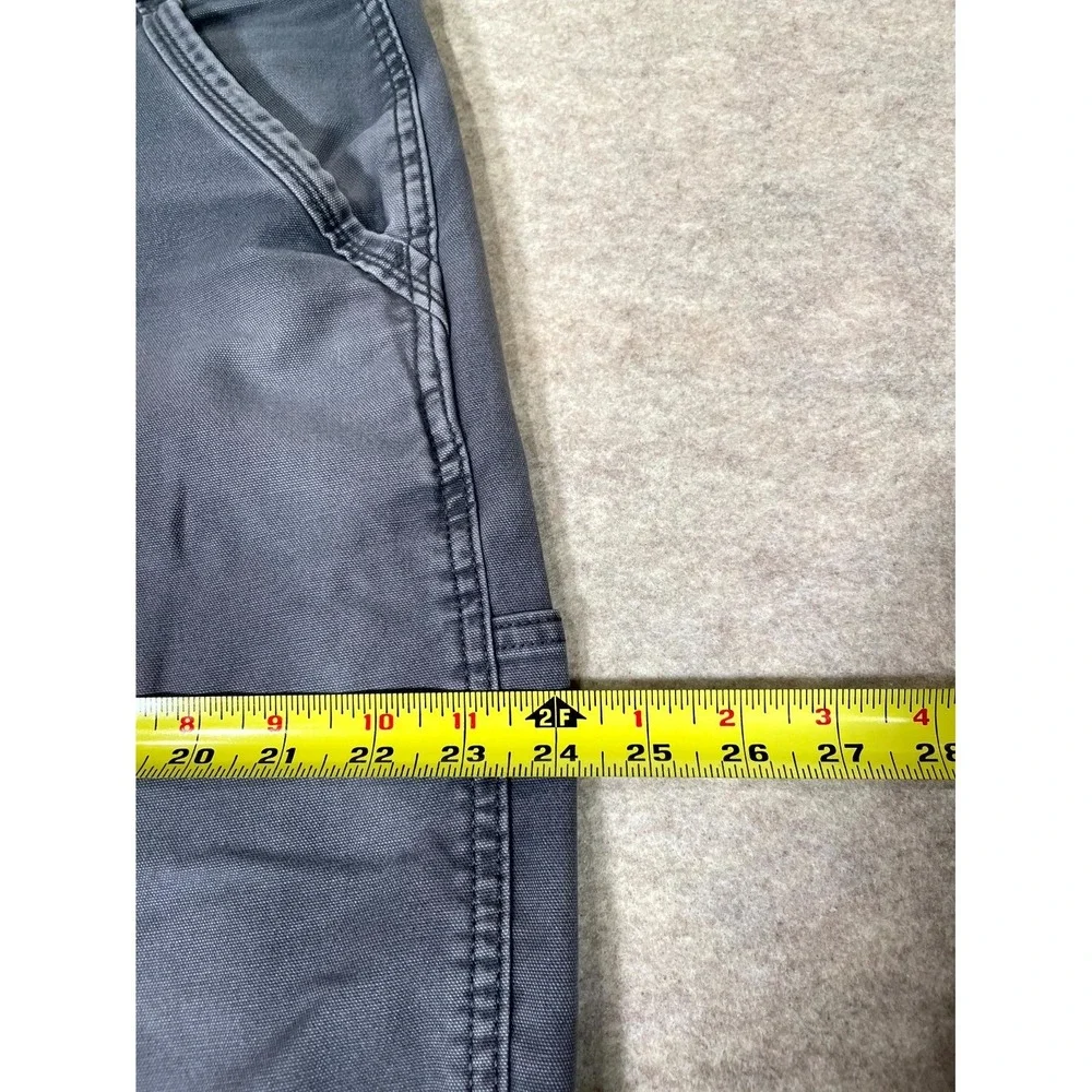 Carhartt Relaxed Fit Full Swing Carpenter Work Pants Mens 40x34 Gray Cotton Logo